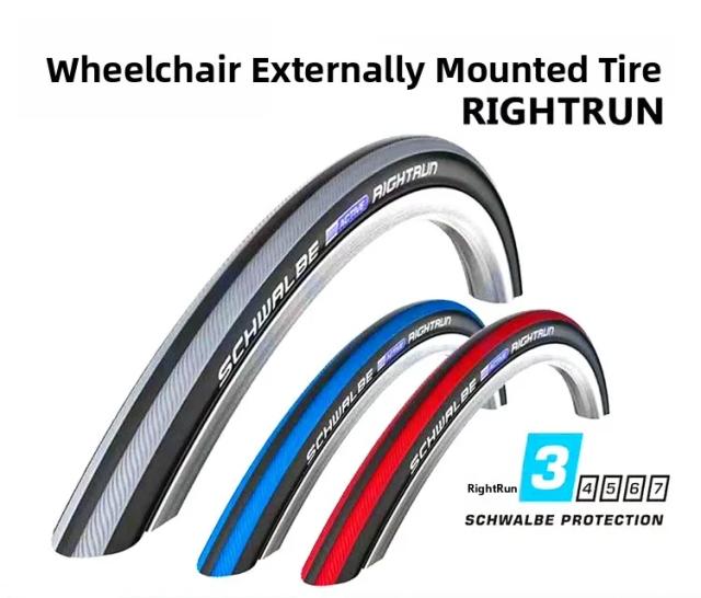 Schwalbe Pneu Anti-Furo para Cadeira de Rodas Esportiva 24x1