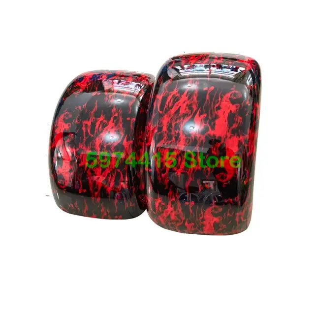 Para-lamas dianteiro e traseiro com luzes traseiras, revestimento de plástico 255/55-8, pneus para scooters elétricos citycoco, peças de acessórios