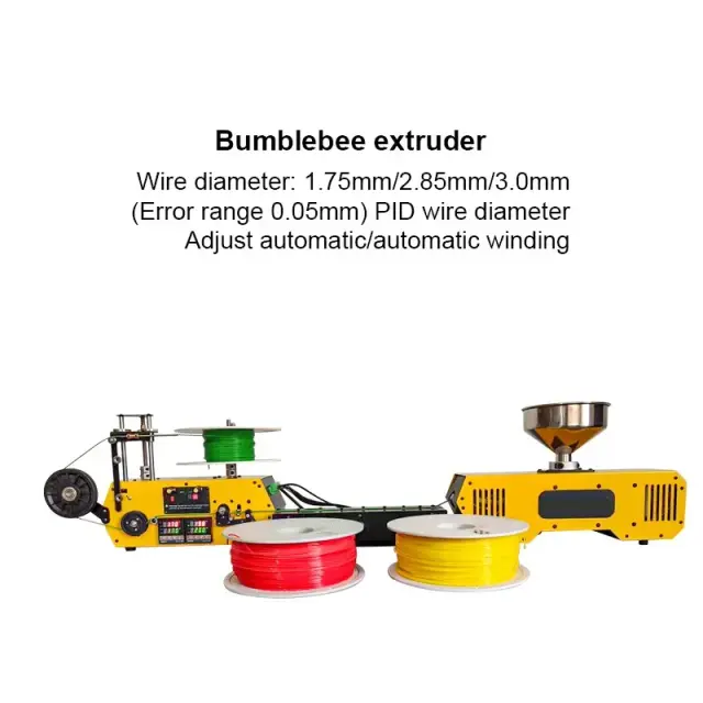HT400 Extrusora de Filamento 3D de Alta Precisão para PLA, ABS, PETG e Compósitos