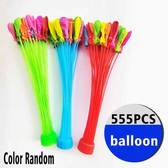 Balões de Água de Enchimento Rápido 555/1111pcs para Diversão de Verão e Festas