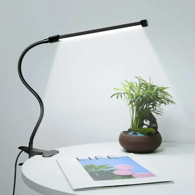 Luminária de Leitura LED Clip Mesa Proteção para Olhos
