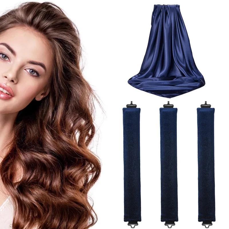 Modelador de cabelo sem calor 27cm varinha de ondulação sem calor adequada para dormir varinha de ondulação de onda grande de 3,5 de diâmetro - Image 1
