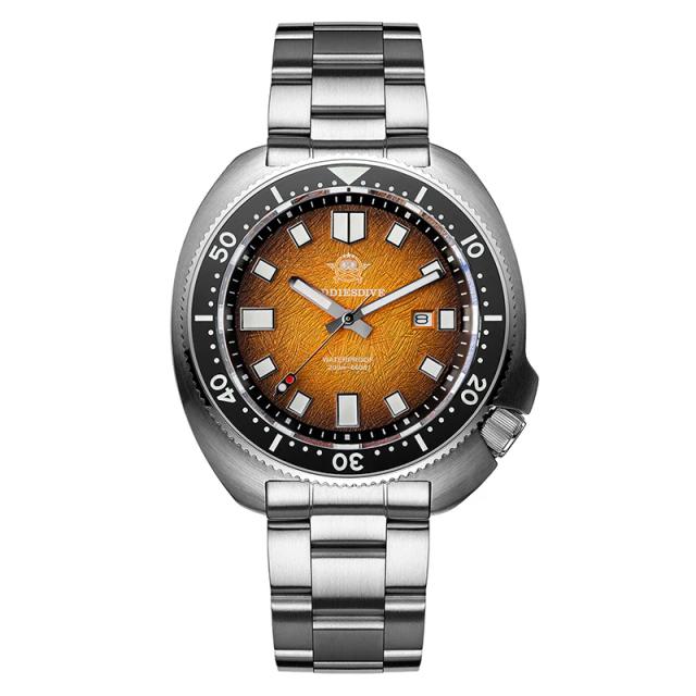 Addiesdive Japan2115 Relógio Masculino Vidro Safira Luminoso 200m Mergulho Quartzo