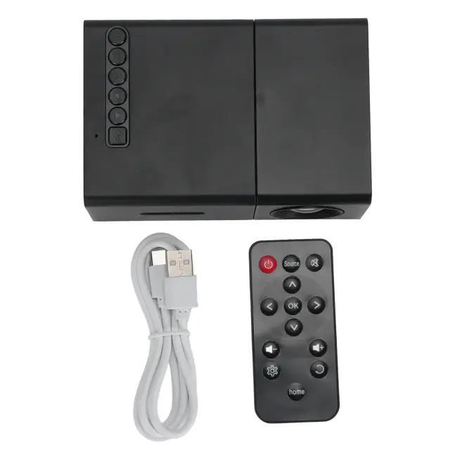 Projetor de Filme LED Compacto 1080P HD para Cinema Portátil