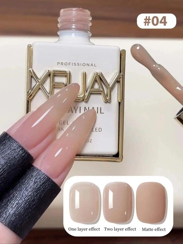 Unhas Gel Polonês Nude 15ml