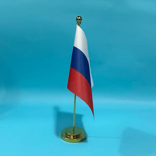 SKY FLAG Bandeira do Presidente da Rússia 14x21cm Poliéster