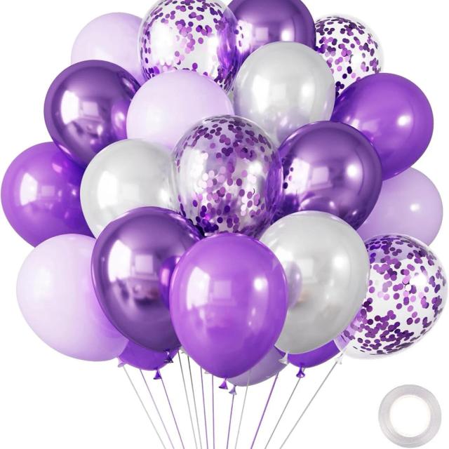 Balão de Látex Cromado Branco Rosa Azul para Festa Casamento Aniversário Chá de Bebê 30 Peças