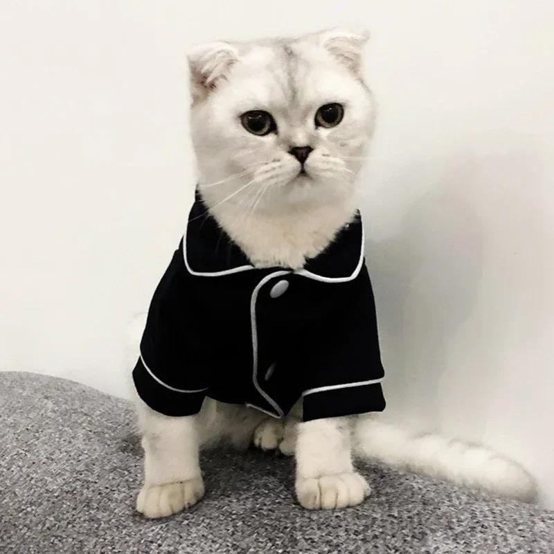 Natal animal de estimação gato traje roupas para gatos inverno kedi katten sphynx moletom com capuz terno mascotas roupas ropa para gato - Image 1