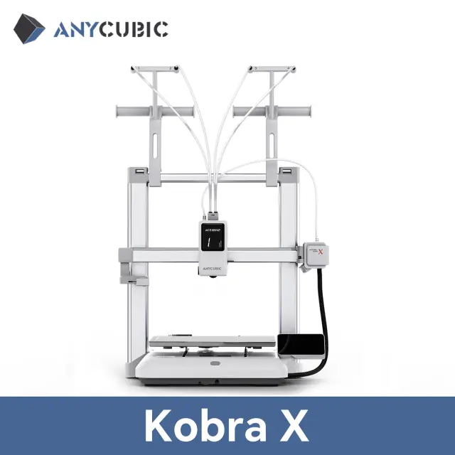ANYCUBIC Kobra X Impressora 3D Multicolorida 2X Velocidade