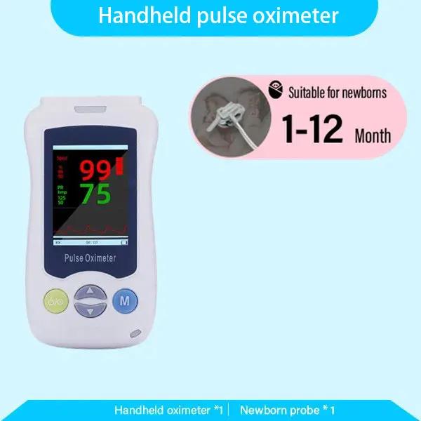 Oxímetro de Pulso Portátil Monitor Cardíaco Adulto Pediátrico Neonatal