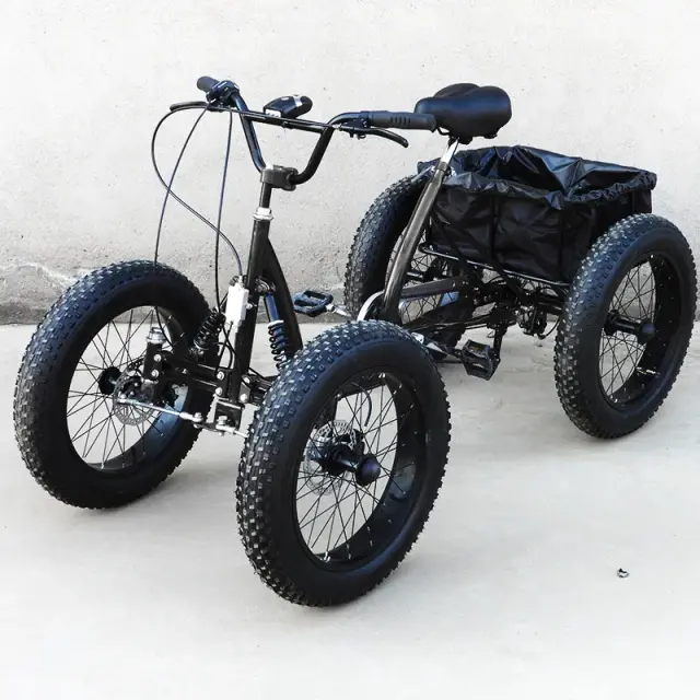 Bicicleta de Carga RS033 200kg 3 Rodas Off-road