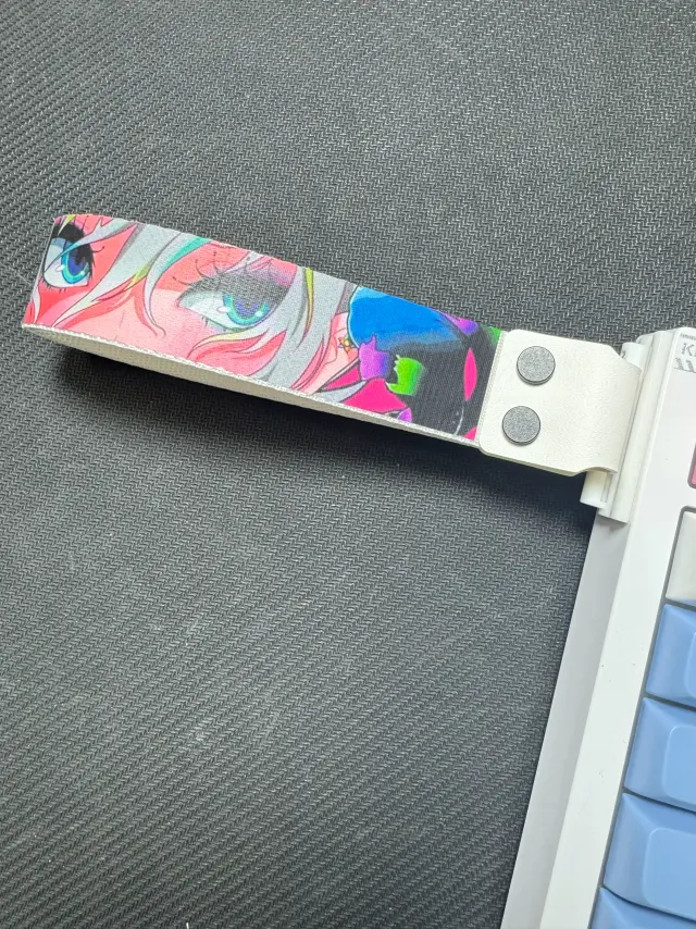 Anime menina personagem serieas tema teclado fita pc jogo teclado atk68 made68 coleção universal presente wooting fita