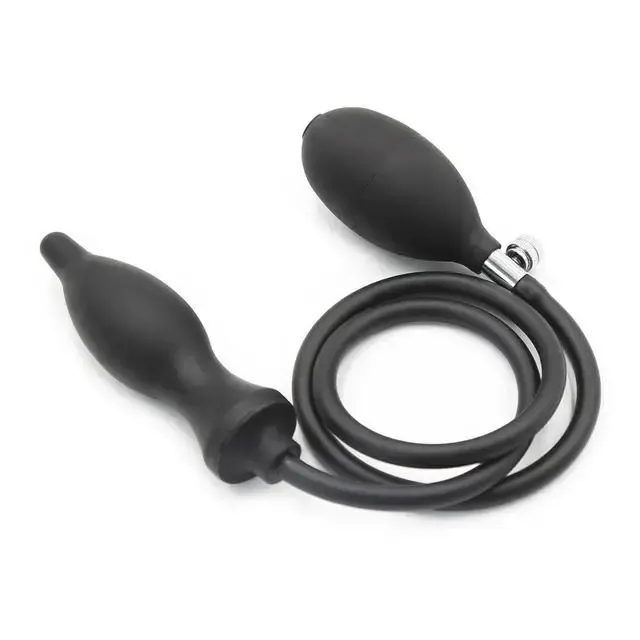 Brinquedo Sexual Plug Anal Inflável Vibrador Expansível 13cm