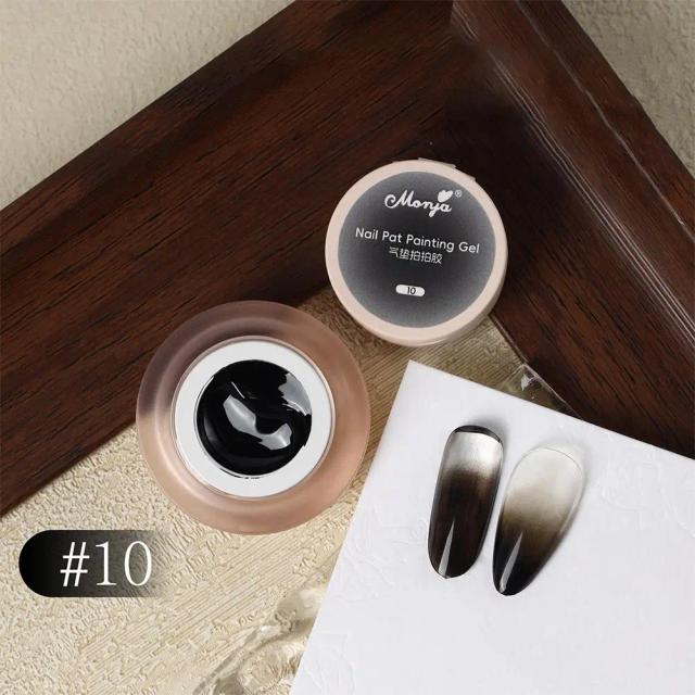Gel Gradiente para Unhas Alto Brilho e Longa Duração 10 Cores