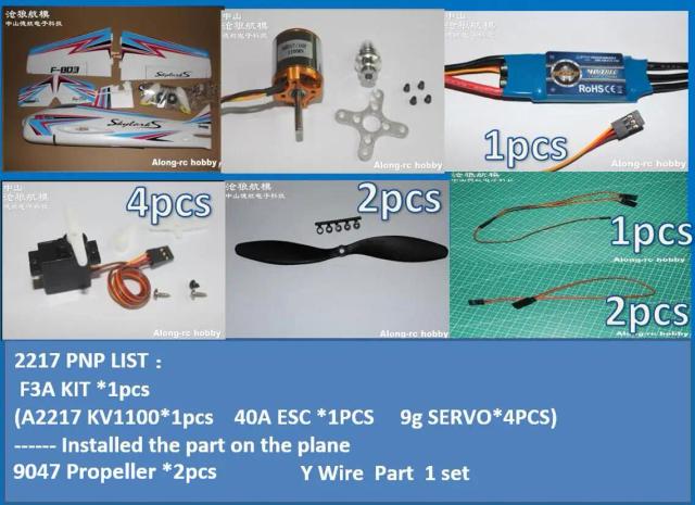 F-803 Skylarks 3A RC Aircraft Kit EPO 1000mm Wingspan