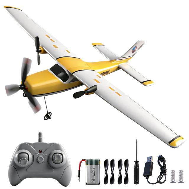 Fx801 Avião RC Planador EPP Espuma 2.4G 2CH RTF Envergadura Fixa 120m Alcance