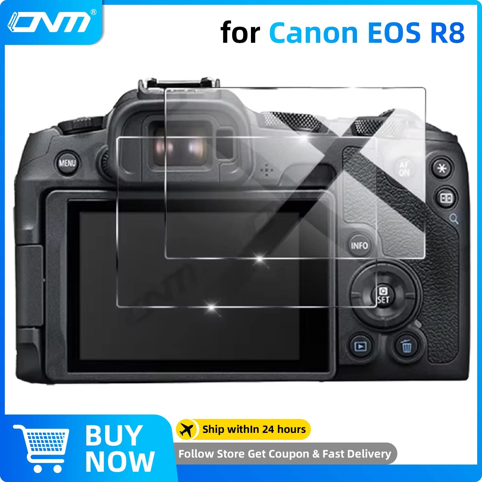 2 pçs vidro temperado para canon eos r8 r7 r6 mark ii r50 r10 r5 rp protetor de tela anti-risco película protetora acessórios - Image 1