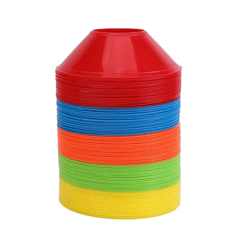 10 pçs sinal de treinamento de futebol prato resistente à pressão cones marcadores discos balde ao ar livre basquete treinamento de futebol esportes - Image 1