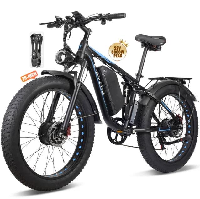 Bicicleta Elétrica Adulto 5000W 52V 32Ah