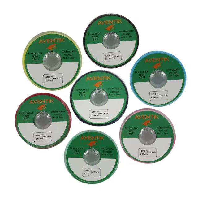 Aventik Linha de Pesca Fluorocarbono 30m/50m