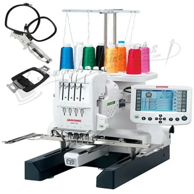 Janome MB-7 MB7 Máquina de Bordar 7 Agulhas com Kit Deluxe
