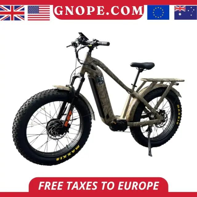 Oka 2025 E-bike 1000W Dual Bafang H55 G063 48V/52V Fat Tire Mountain Bike