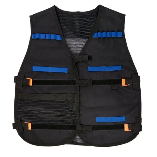 Kit Tático Nerf Pistola Bala Macia Refil 100 + Clip + Bolsa