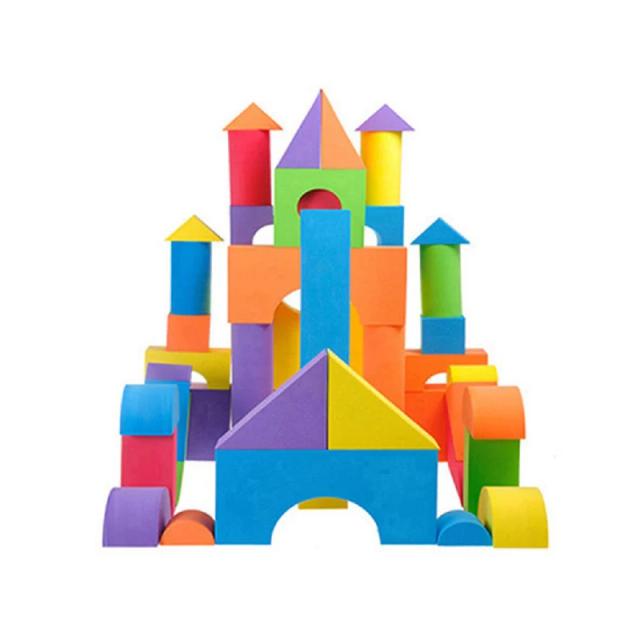 Blocos de Construção de Espuma Macia 38 Peças Brinquedos Educativos Criativos para Crianças