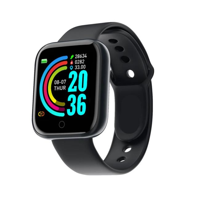 Relógio Digital Esportivo Masculino e Feminino com Monitoramento de BPM e LED em Silicone