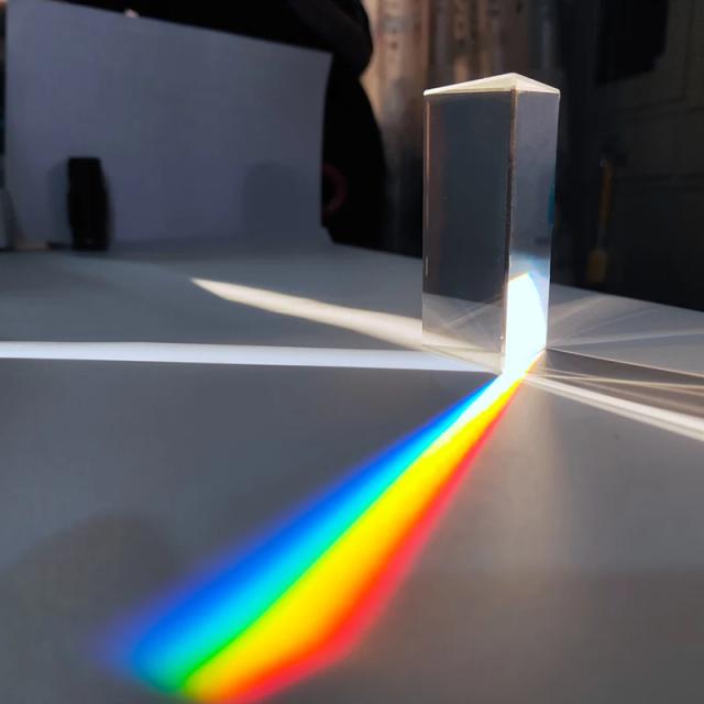 Prisma de Cristal K9 para Fotografia e Experimentos de Luz - Qualidade Óptica Superior