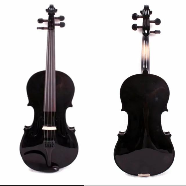 Nice Violino Elétrico e Acústico Preto 4/4