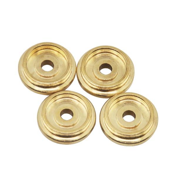 Conjunto de 4 Retentores de Molas de Latão para TRX4 TRX-4 TRX-6 1/10 RC Rock Crawler - Upgrade de Peças e Acessórios