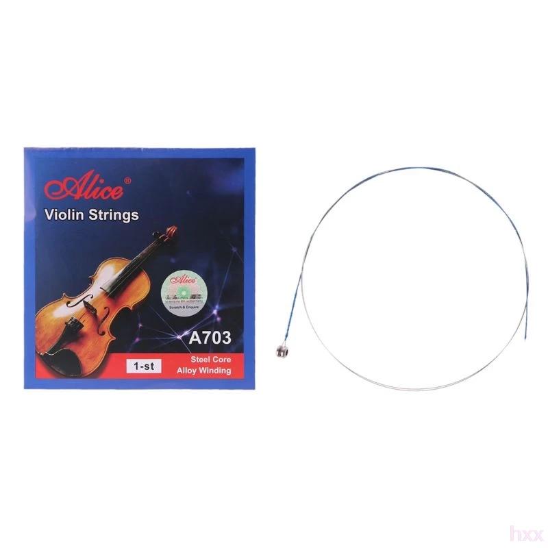 Cordas de violino alice a703, para tamanho completo 1/8 1/4 1/2 3/4 4/4 - Image 1