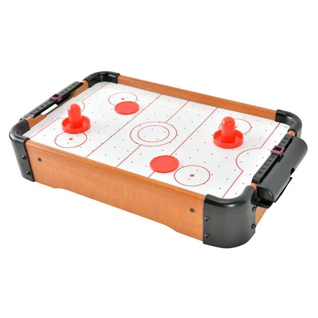 Mesa Portátil Air Hockey Arcade 15" para Sala de Jogos com 2 Empurradores e 1 Puck