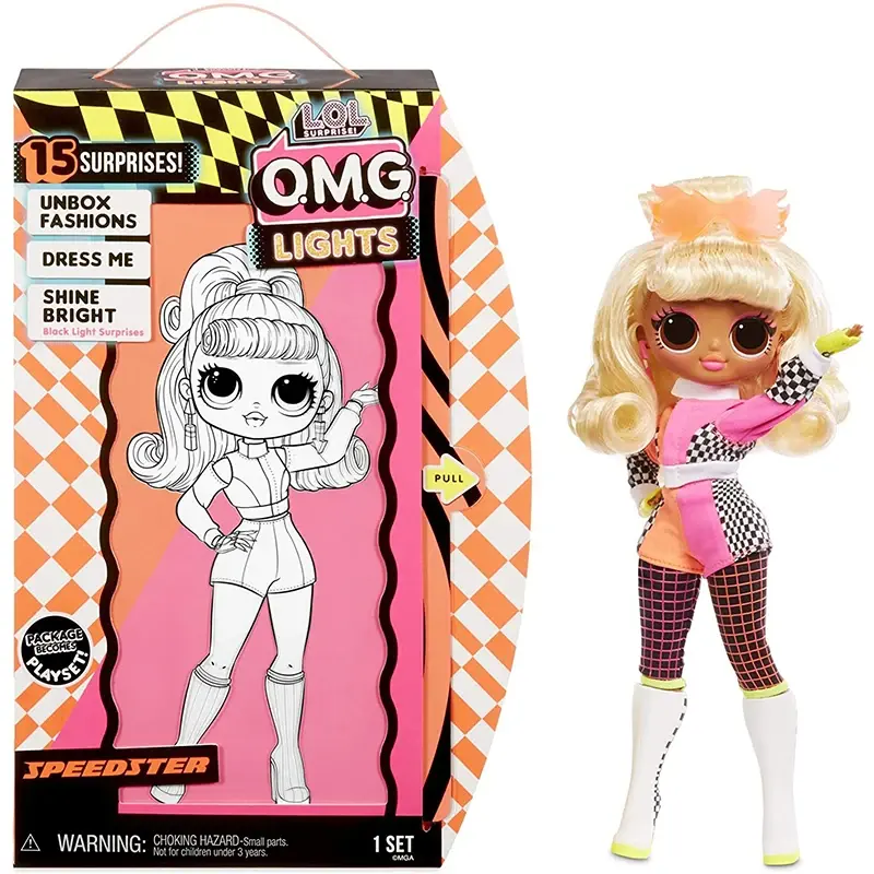 Autêntico lol surpresa omg série moda luzes dazzle irmã mais velha móvel surpresa boneca brinquedo da menina das crianças presente de natal - Image 1