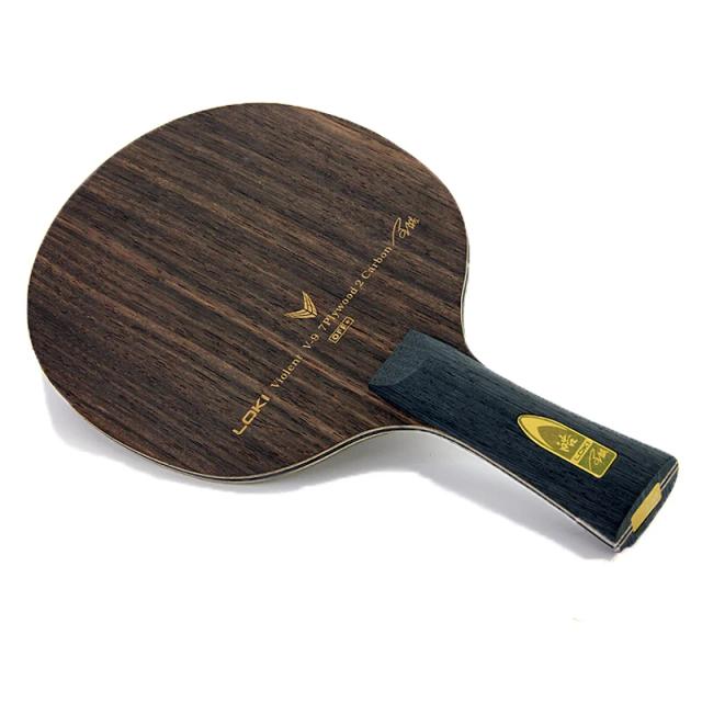 Loki v9: Raquete Profissional de Pingue-Pongue com Lâmina de Carbono e Bastão para Tênis de Mesa