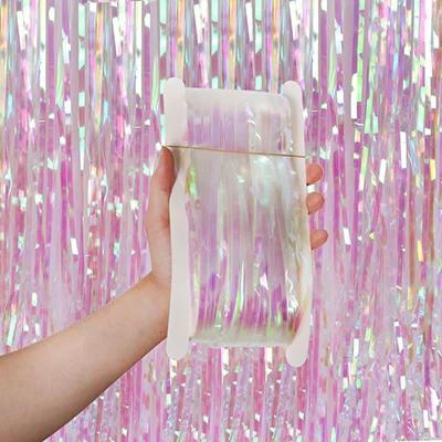 Cortina de Chuva Lantejoula para Decoração de Festas e Casamentos - Backdrop para Photo Booth 2M e 3M