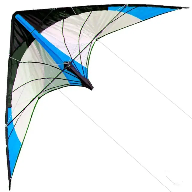 Aquilha Kite Acrobático Dupla Linha 48 Polegadas Azul