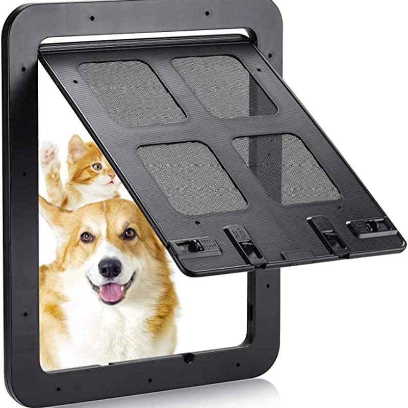 Porta de tela magnética de fechamento automático para pet, Porta para cão e gato, Porta de bloqueio de casa - Image 1