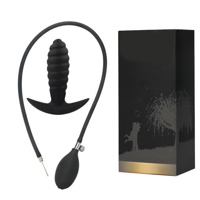 Go Out Silicone Inflated Super Big Anal Plug Dildo Pump Butt Plug Anus Extender Dilatador Sex Toys