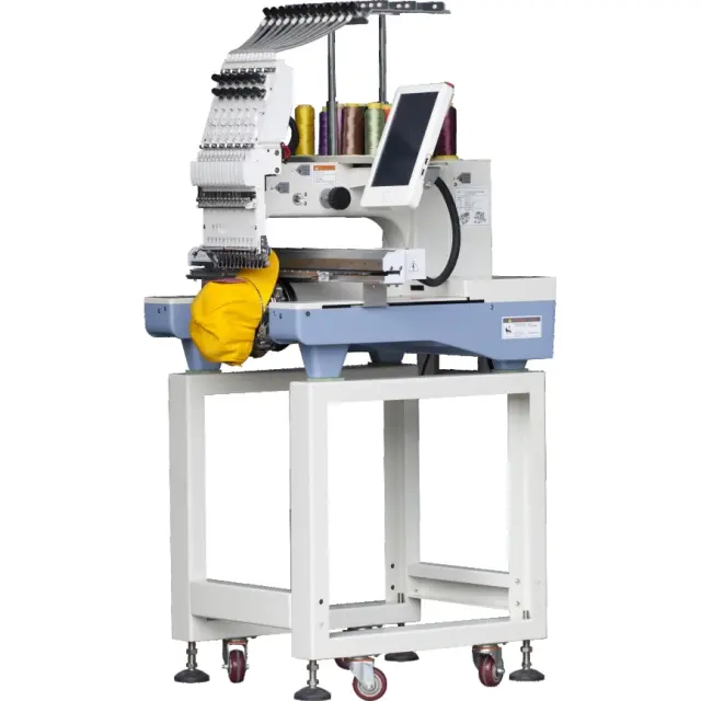 Lewanjoy Máquina de Bordar de Cabeça Única 12/15 Agulhas 1200x400mm