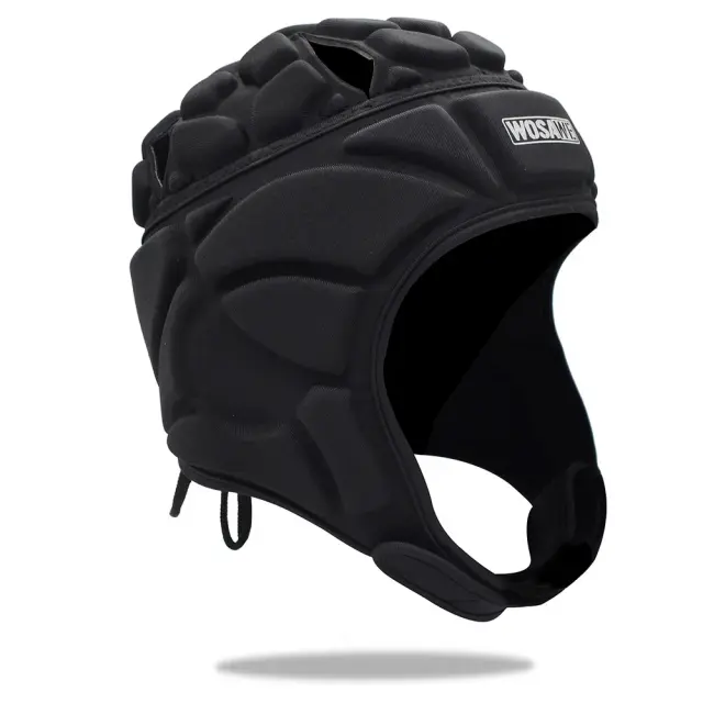 Capacete de Goleiro Esportivo Profissional - Proteção Ajustável para Rugby, Beisebol e Futebol