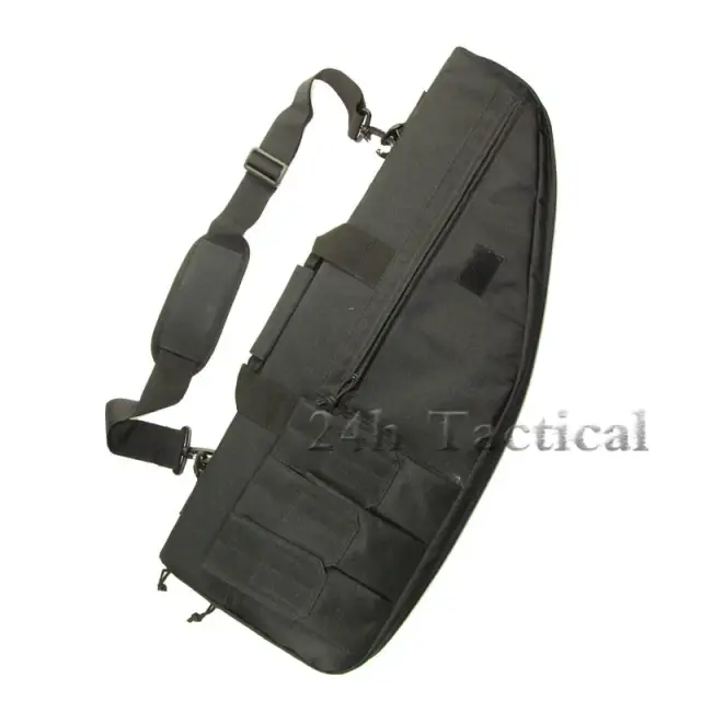 Bolsa de Transporte Tática em Náilon para Rifles de 72cm - Ideal para Airsoft e Paintball, Compatível com AK-47, M4 e AR-15