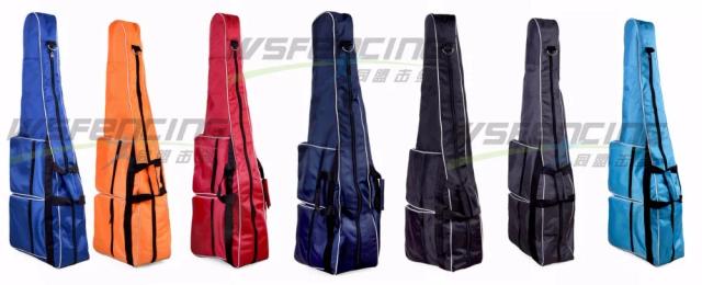 WSFencing Bolsa Esportiva para Esgrima Camada Única Vermelha