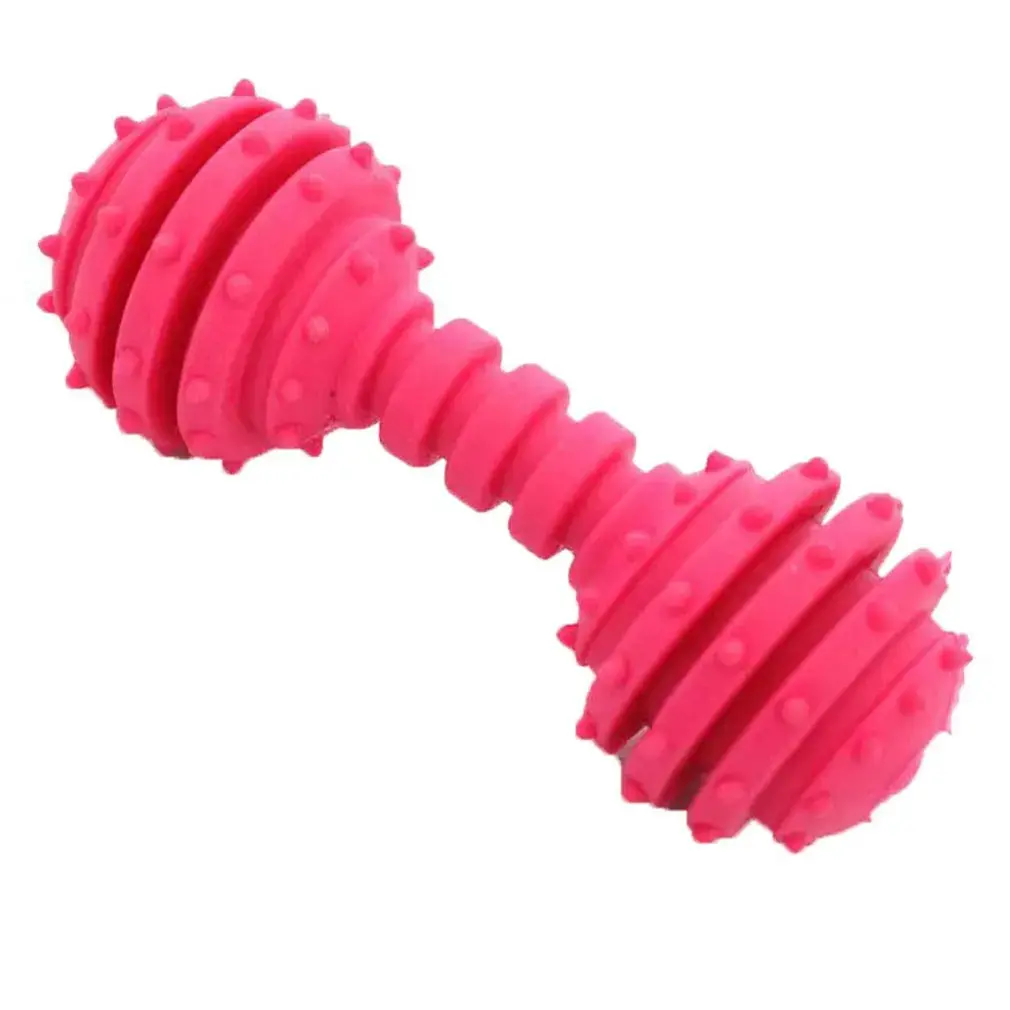 Brinquedos de mastigação de cão de borracha natural exercício fortalecimento do cão de estimação maxila músculos bouncy placa limpa soando mordida-resistente brinquedos para animais de estimação - Image 1