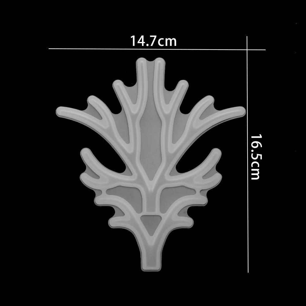 Elk Shape Jewelry Display Shelf Moldes, Artesanato Artesanal, Deer Antler, Brinco, Colar Show Stand, Molde de Silicone para Resina - Image 1