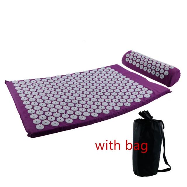 Almofada Massageadora Antiderrapante Acupressão 2 Peças