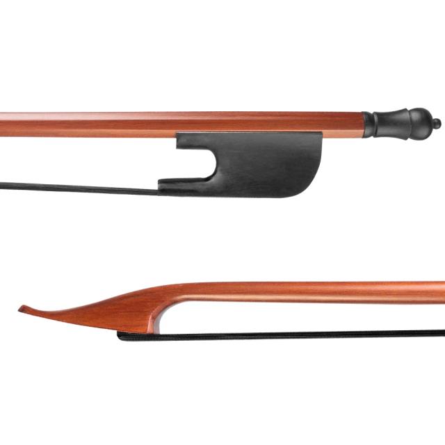 Arco de Violino Vintage Barroco em Brazilwood com Fibra de Carbono e Crina de Cavalo Preto, Resposta Rápida - Tamanho 4/4