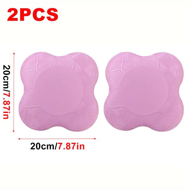 Tapetes de Joelho para Yoga TPE Acolchoado Antiderrapante - Kit com 2 unidades