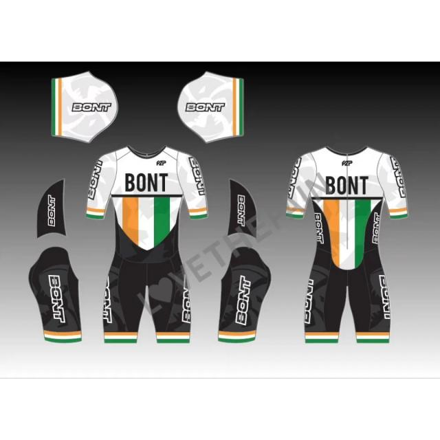 Bont Patinação Roupa de Treino Manga Curta Infantil